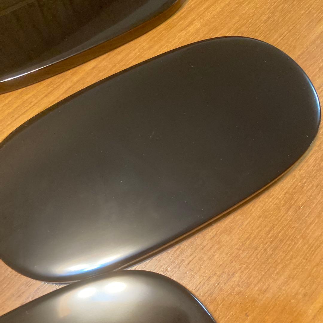 漆器 楕円形皿 5枚セット 木箱入り 越前塗