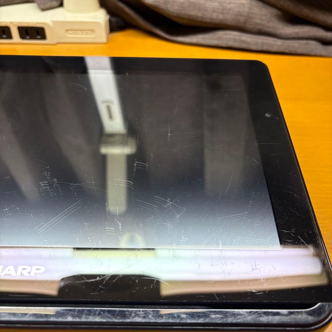 【中古品】シャープ ポータブル液晶テレビ AQUOS ブラック 2T-C12AF