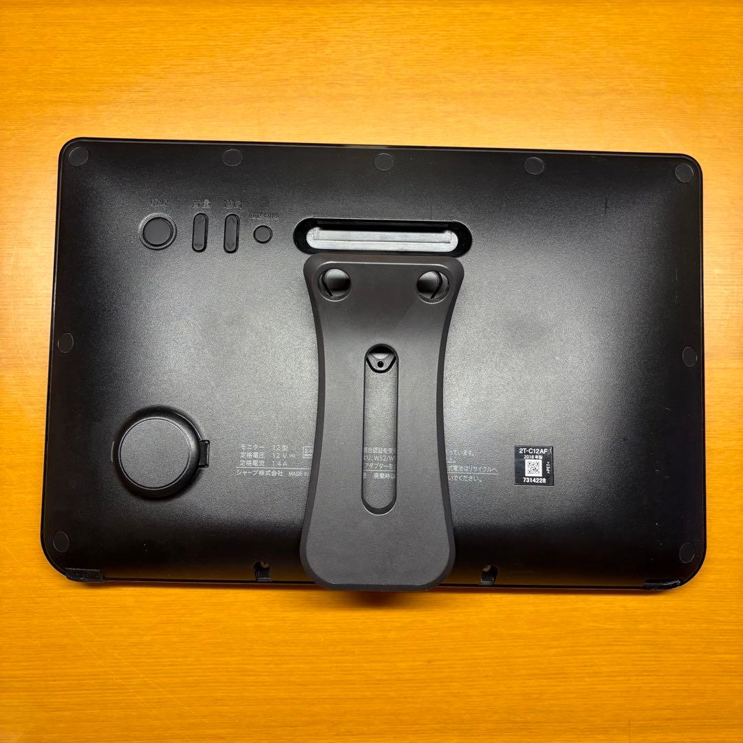 【中古品】シャープ ポータブル液晶テレビ AQUOS ブラック 2T-C12AF