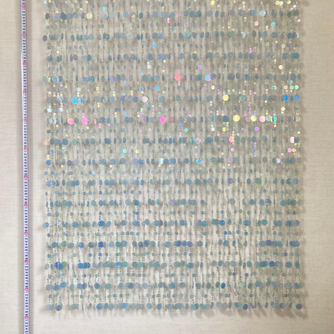 ドアカーテン のれん すだれ 間仕切り 壁掛け キラキラ 大型 ロング レトロ