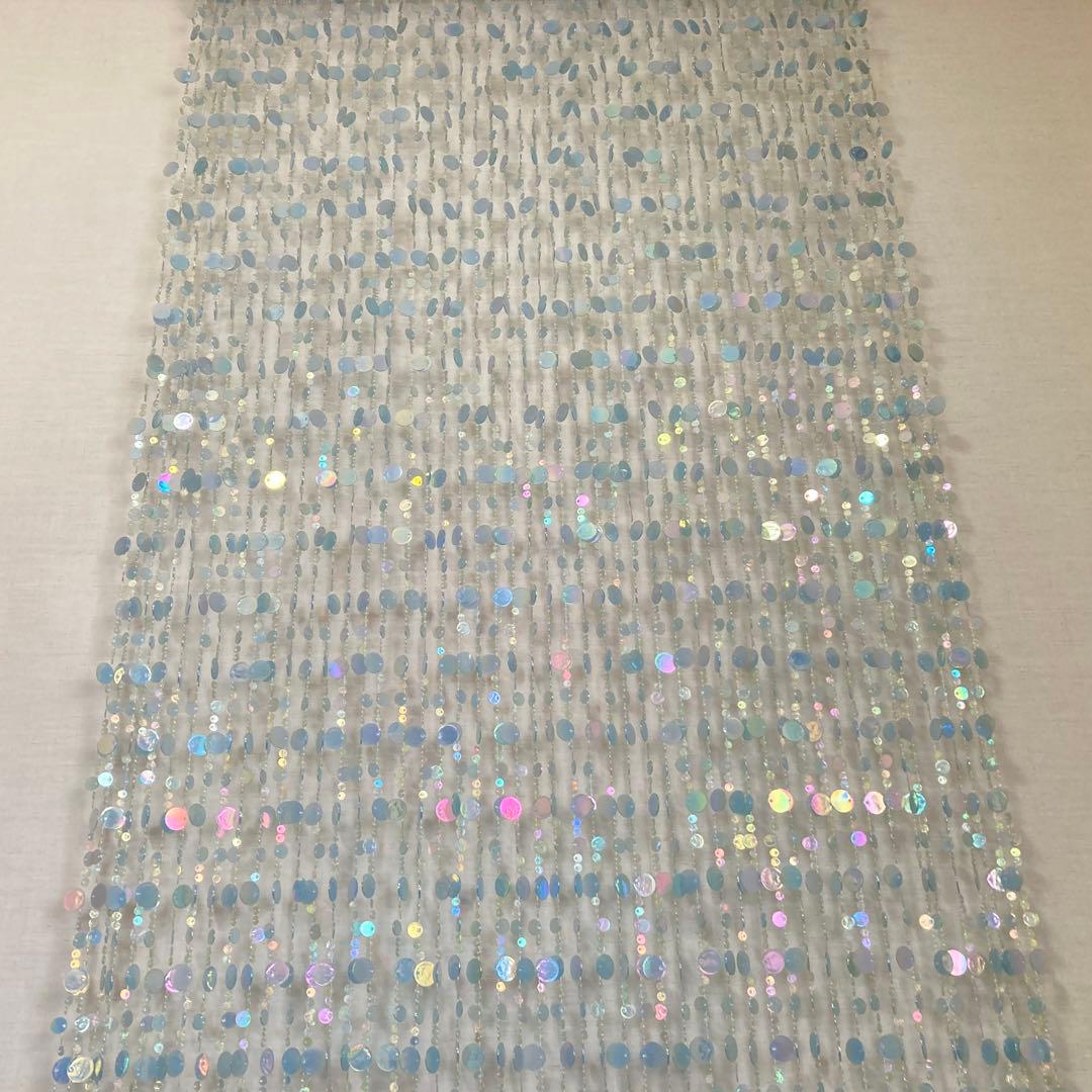 ドアカーテン のれん すだれ 間仕切り 壁掛け キラキラ 大型 ロング レトロ