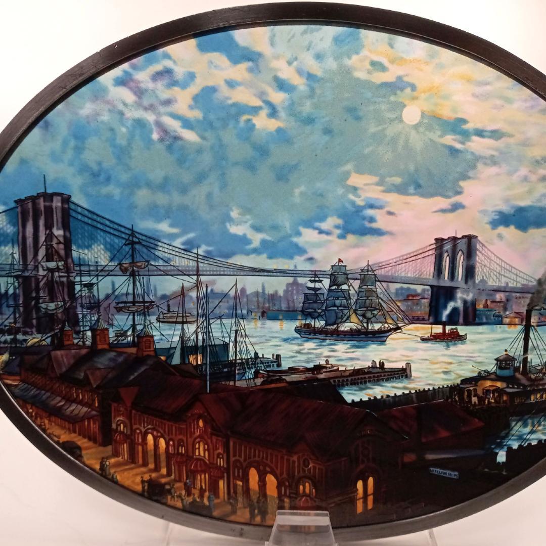 アメリカ ニューヨーク ステンドグラス ブルックリン橋グラスマスターズ社ブリッジ