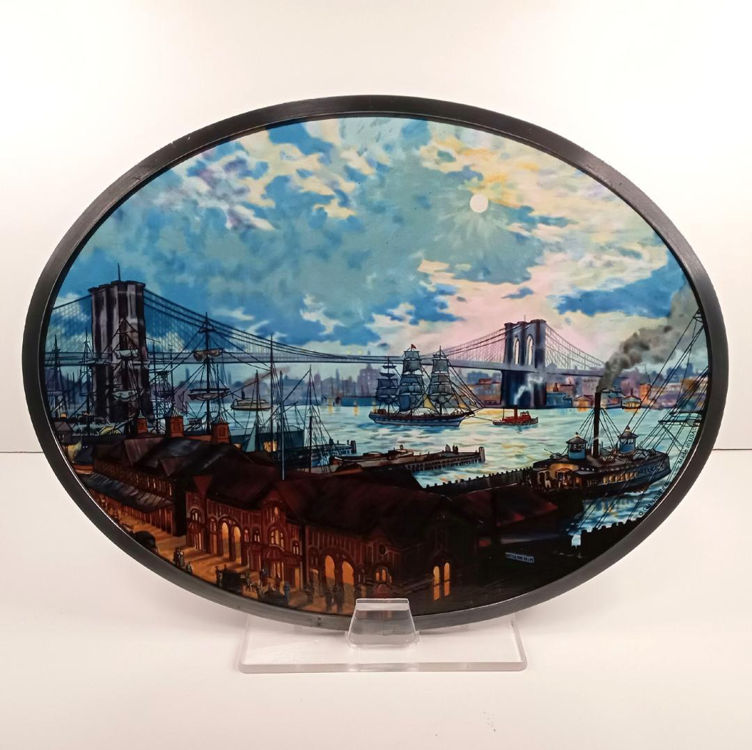 アメリカ ニューヨーク ステンドグラス ブルックリン橋グラスマスターズ社ブリッジ