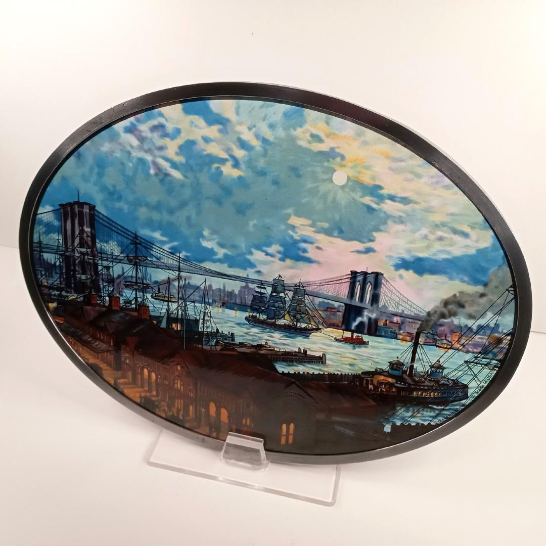 アメリカ ニューヨーク ステンドグラス ブルックリン橋グラスマスターズ社ブリッジ