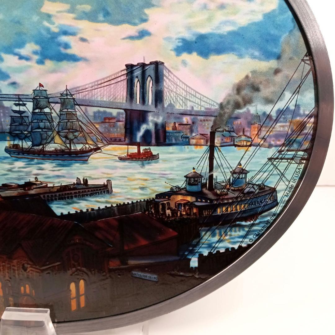 アメリカ ニューヨーク ステンドグラス ブルックリン橋グラスマスターズ社ブリッジ