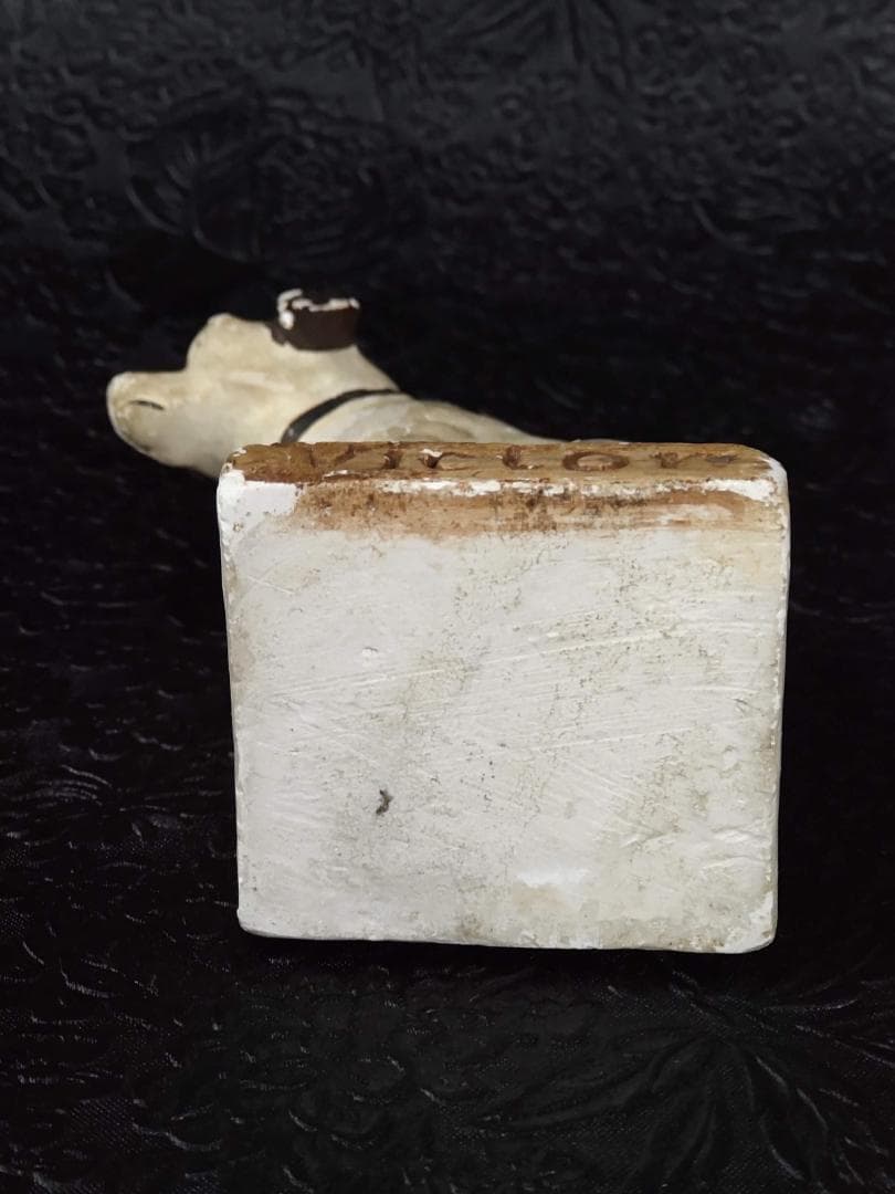 アンティーク ビクター　ニッパー犬　チョークウェア（石膏像）