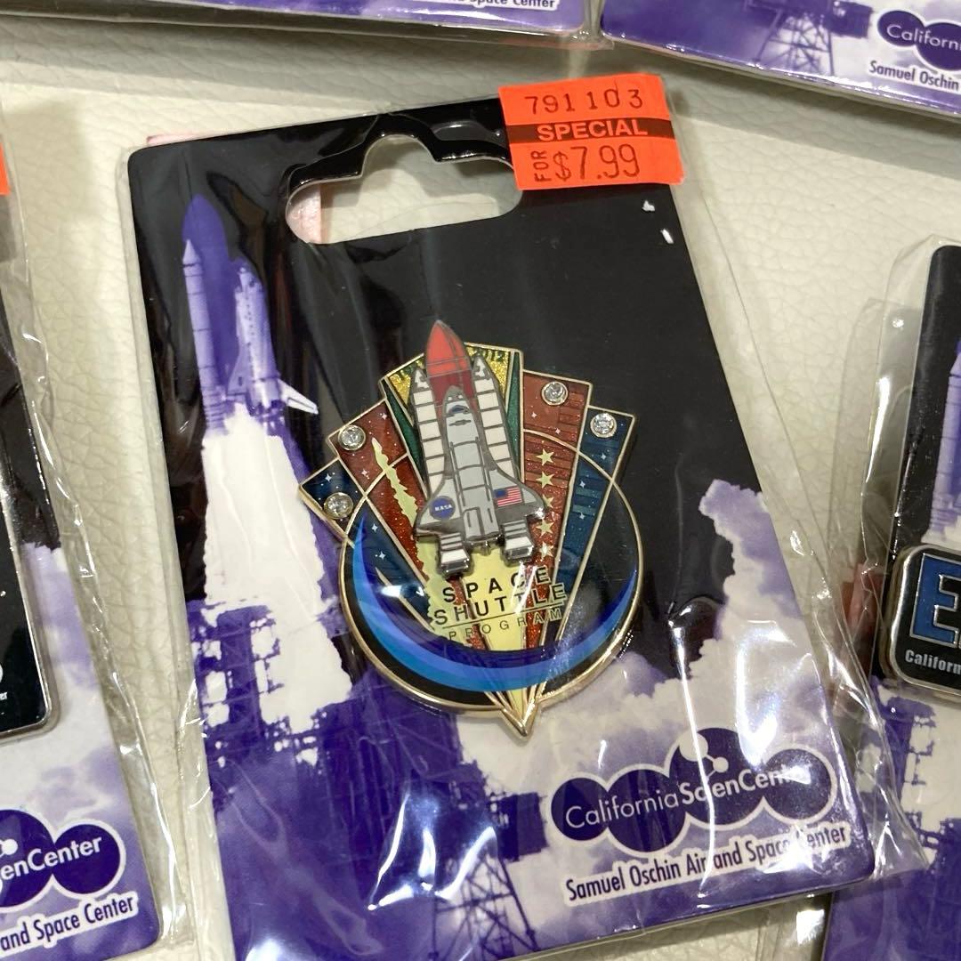 スペースシャトル エンデバー等のピンバッジ＆キーホルダーなど 10点まとめ売り