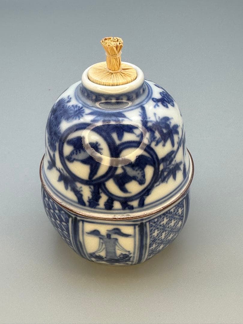 茶道具　振出　巾筒　真葛香斎　祥瑞