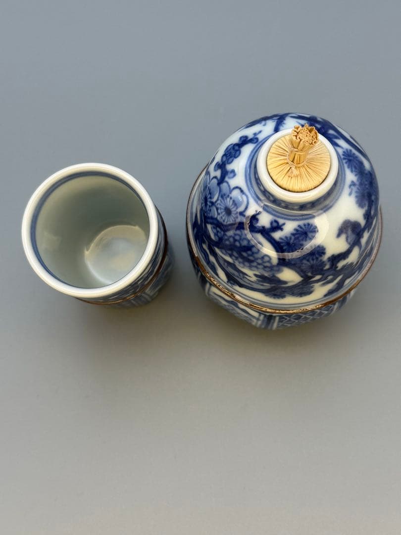 茶道具　振出　巾筒　真葛香斎　祥瑞