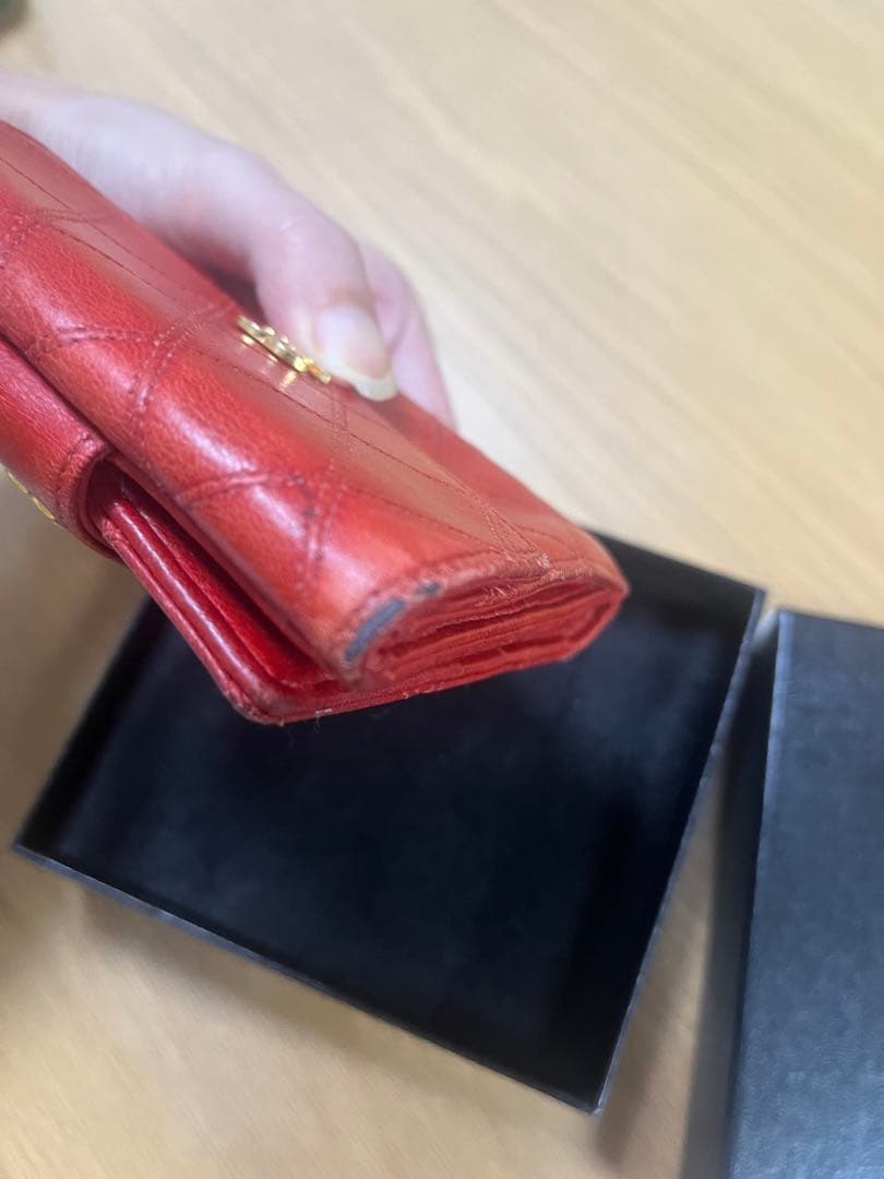 シャネル　二つ折り財布　ビコローレ