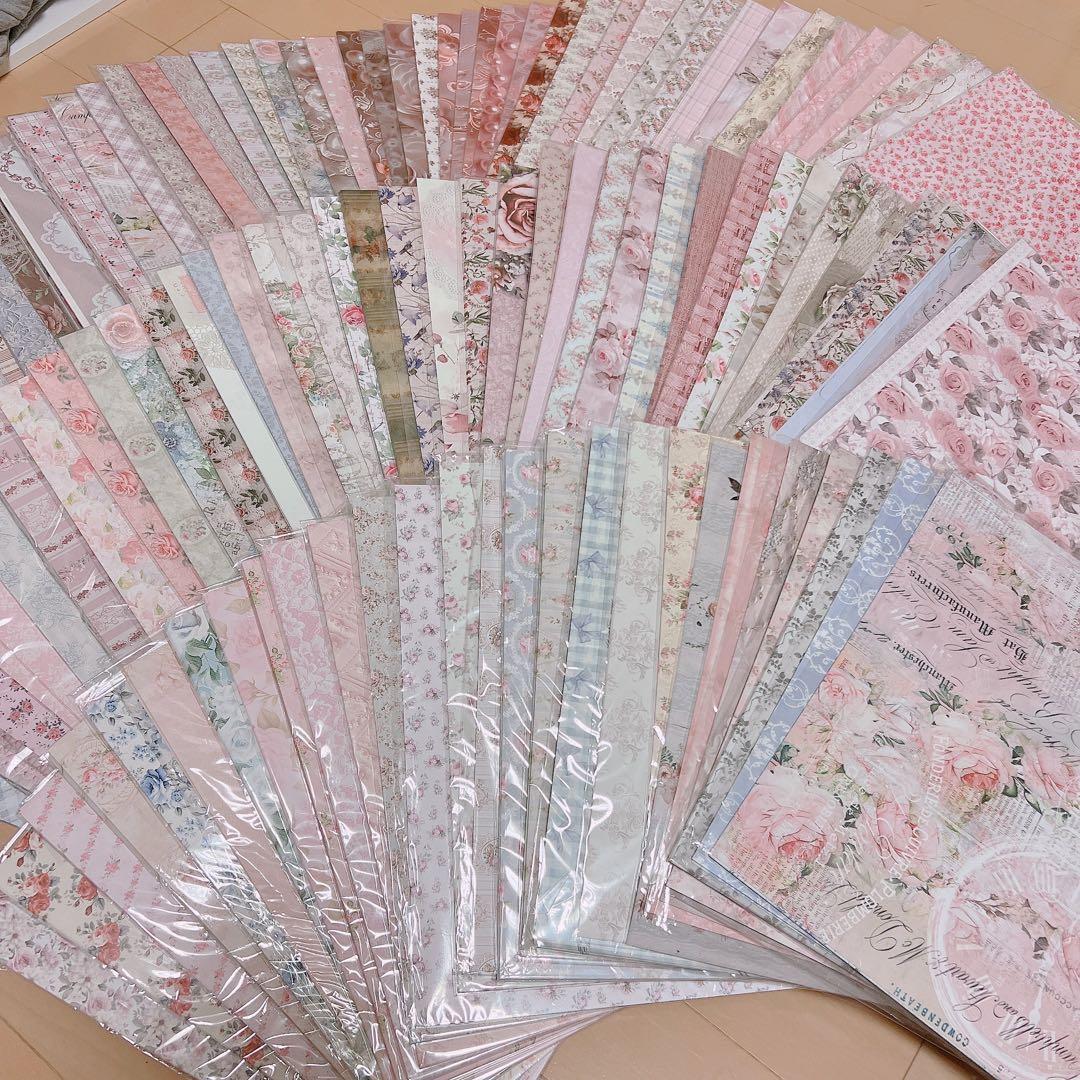 デザインペーパー 紙モノ コラージュ素材 おすそ分け 大量 まとめ売り