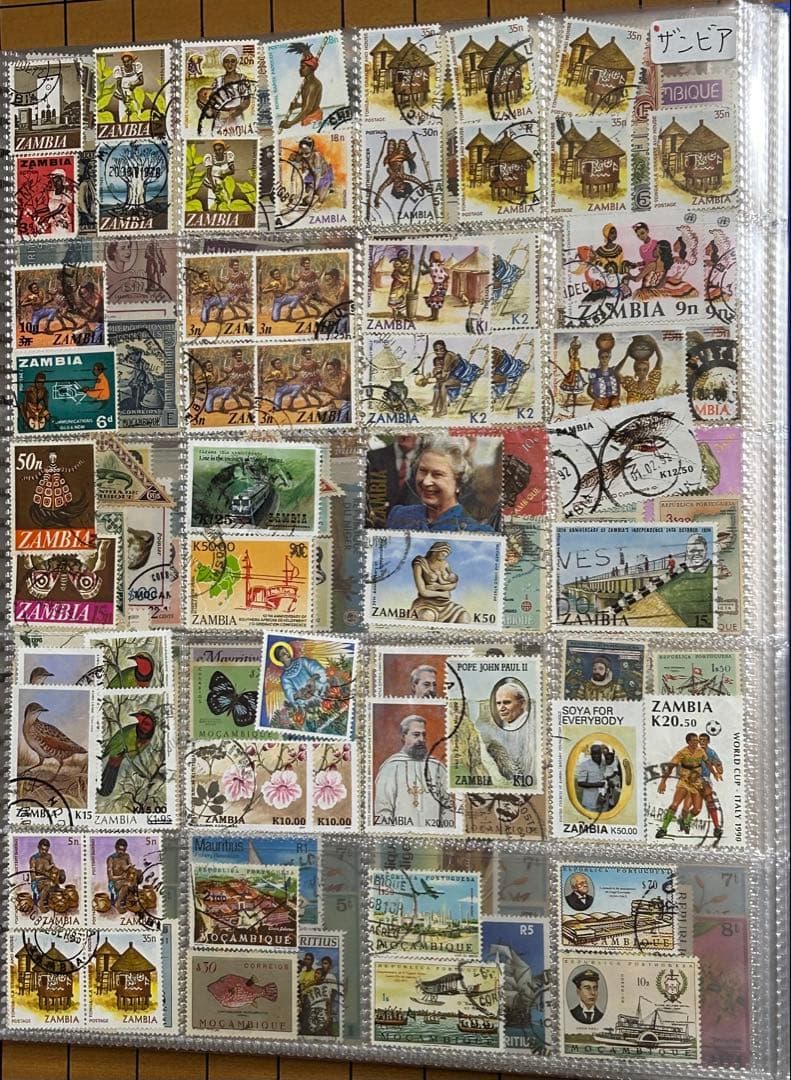 アフリカの切手　ファイル売り　超大量セット