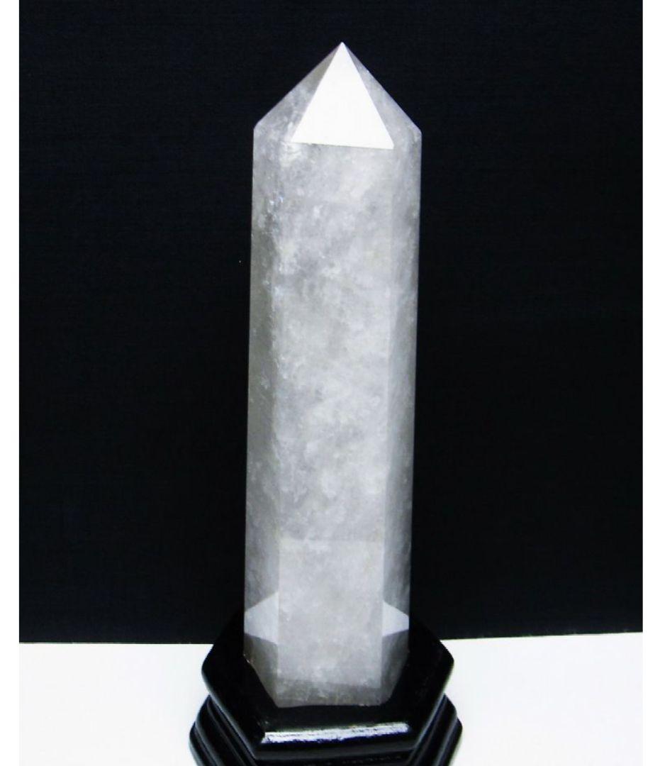 ヒマラヤ水晶　六角柱　タワー　専用台座付き！　天然石　パワーストーン