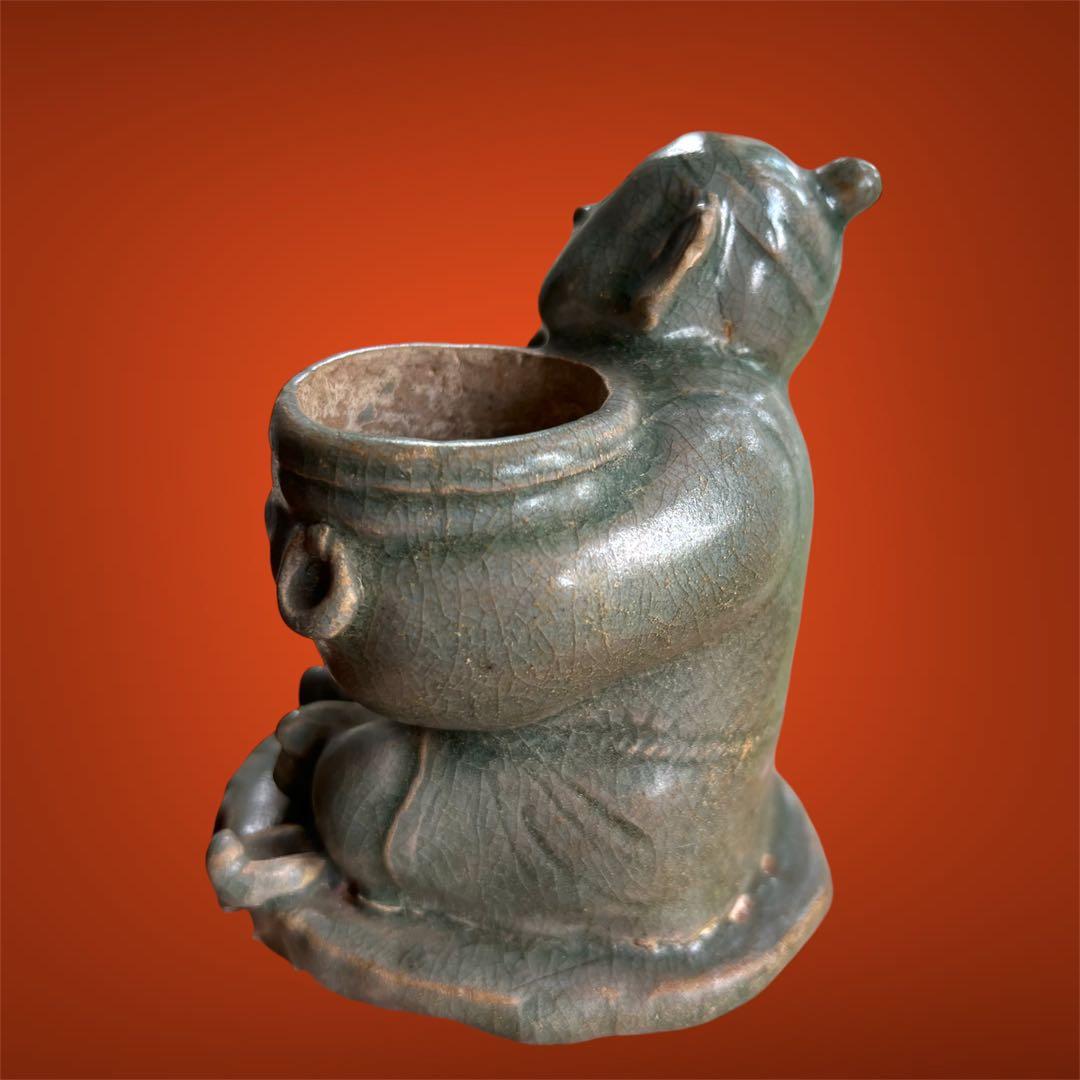 高麗青磁 香炉 珍品 置物 陶器 李朝 韓国 朝鮮 骨董品 古美術