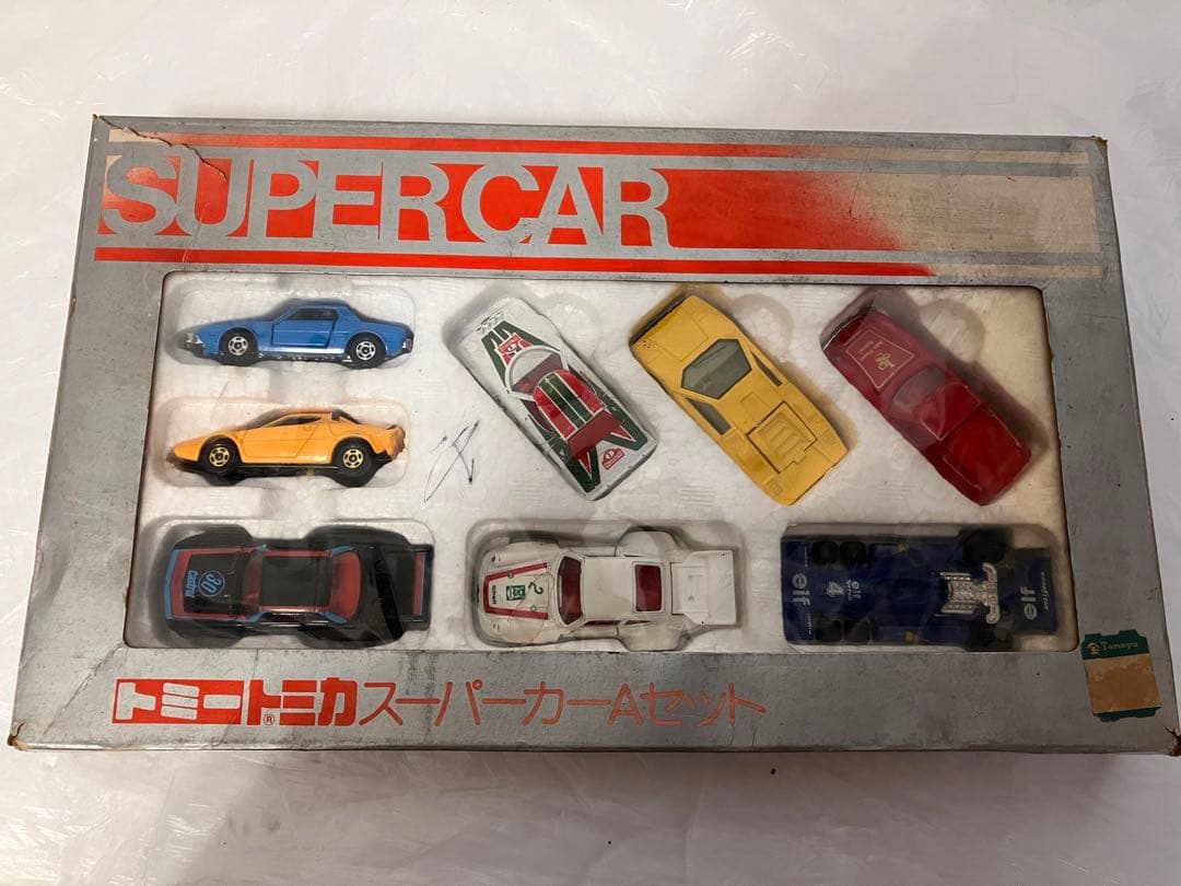 ミニカー トミカ トミー スーパーカー　Aセット　super car