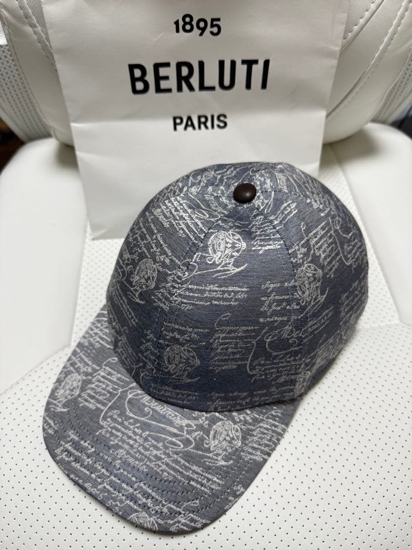 BERLUTI キャップ　シルク100% Mサイズ