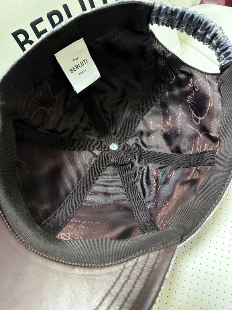 BERLUTI キャップ　シルク100% Mサイズ