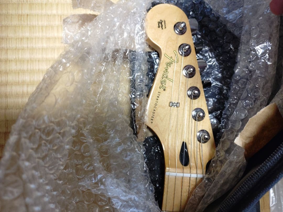 Fender Mexico Player Stratocaster lefty赤