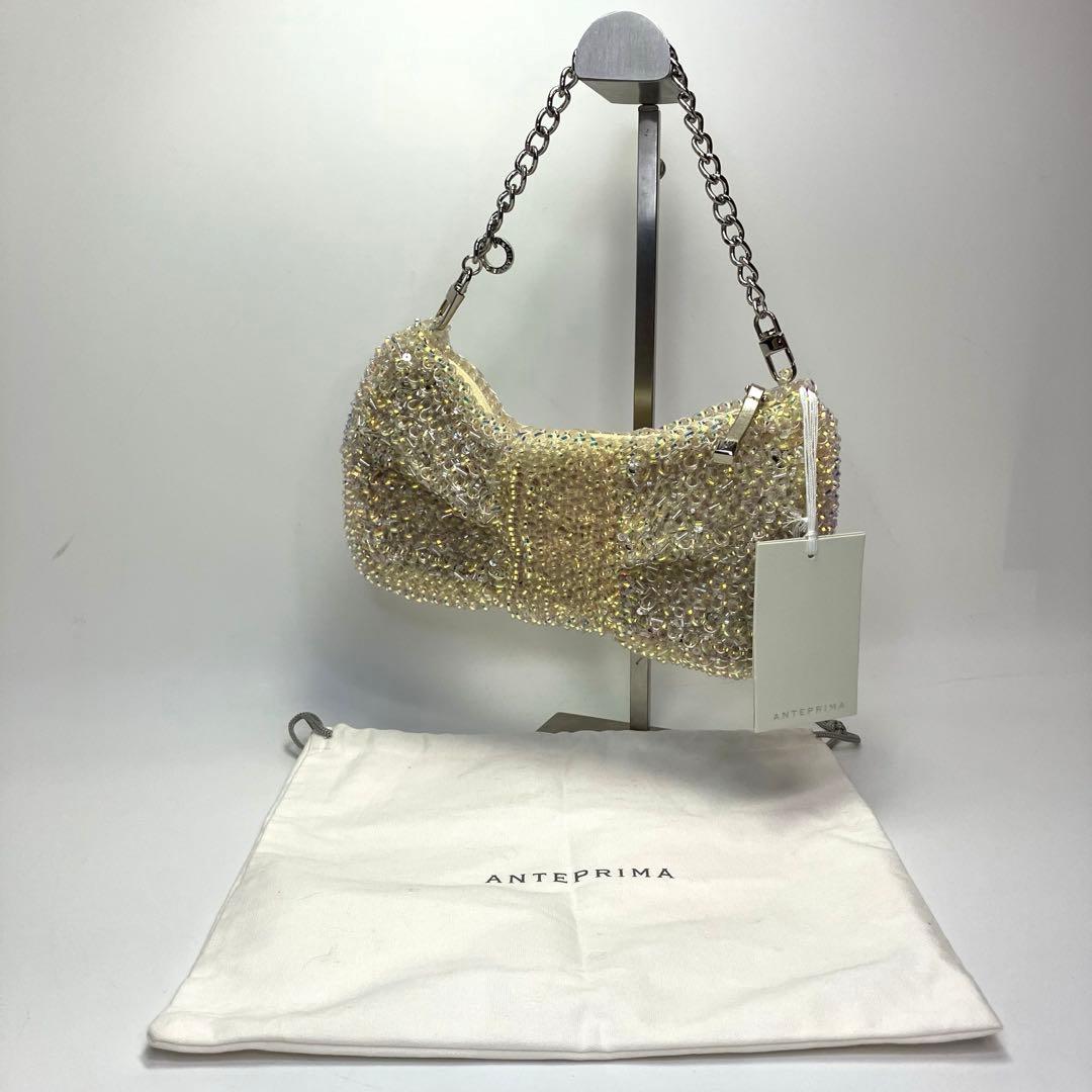 【極美品】アンテプリマ ワイヤーバッグ チェーン ショルダーバッグ リボン