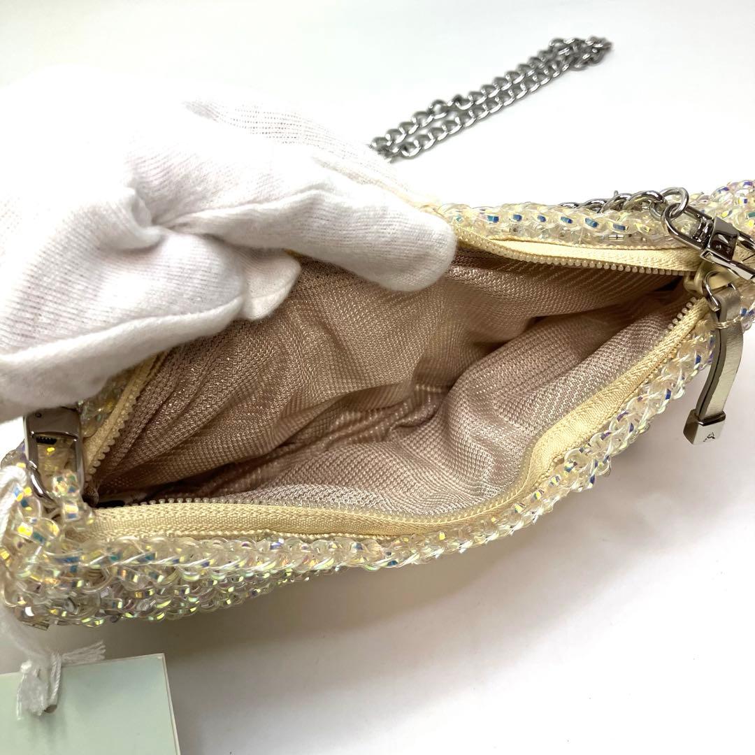 【極美品】アンテプリマ ワイヤーバッグ チェーン ショルダーバッグ リボン