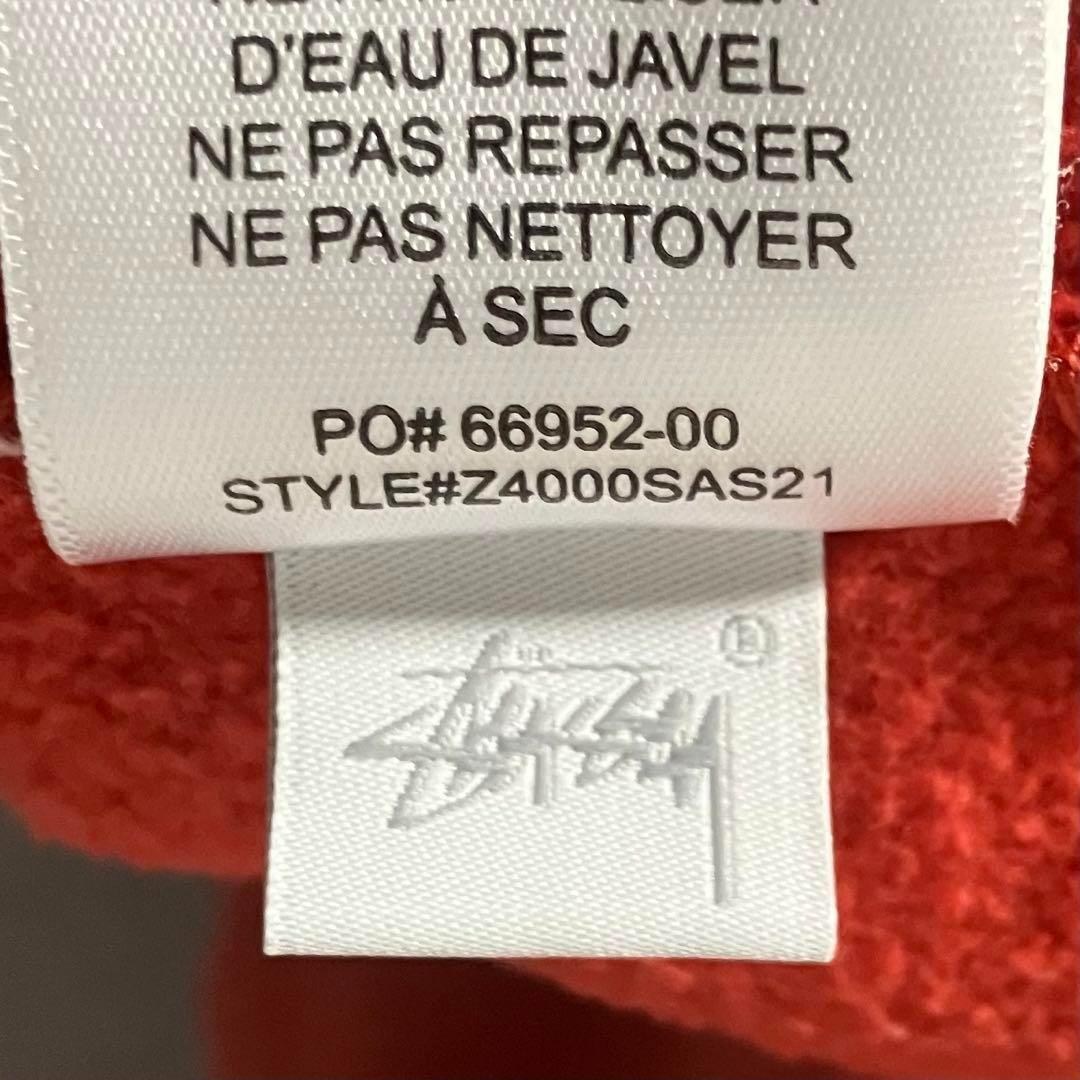 【ステューシー】ショーンフォント スウェットパーカー オレンジ M（実寸L）