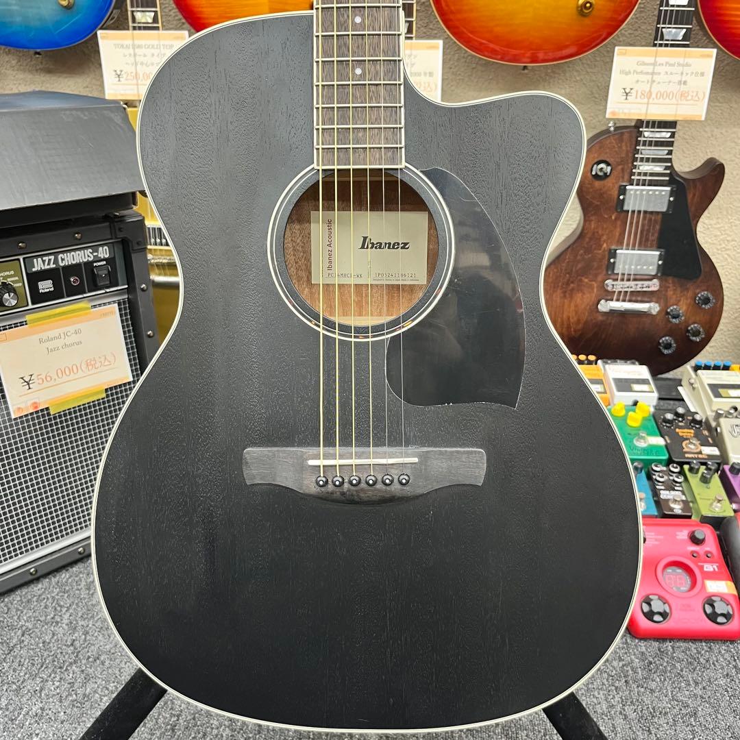 【11362】Ibanez PC14MHCE-WK エレアコ ブラック サテン