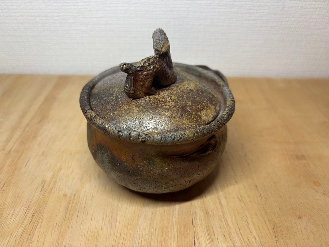 52.備前焼 宝瓶 登り窯 龍 りゅう リュウ 手びねり 急須