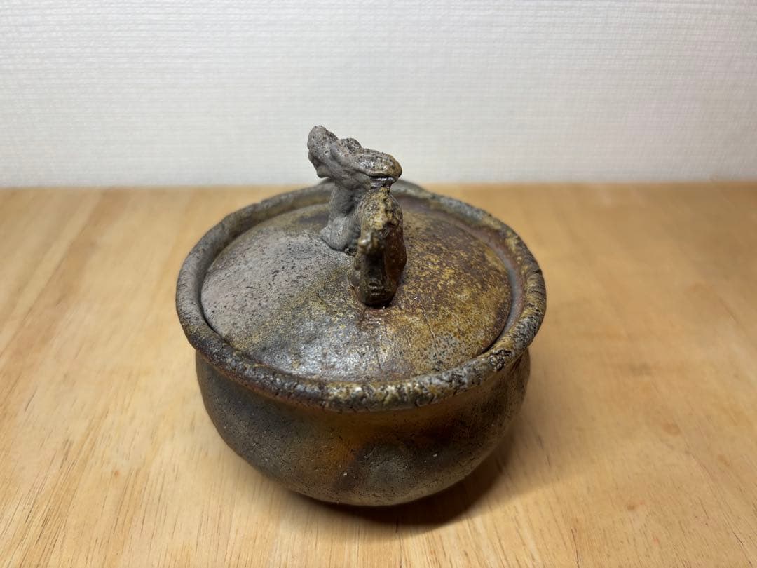 52.備前焼 宝瓶 登り窯 龍 りゅう リュウ 手びねり 急須