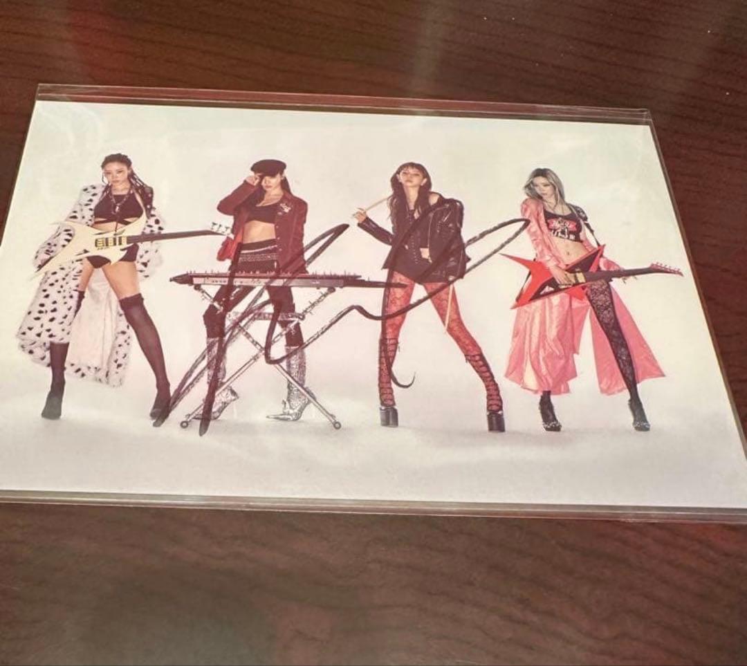 aespa カリナ 直筆サイン rich man