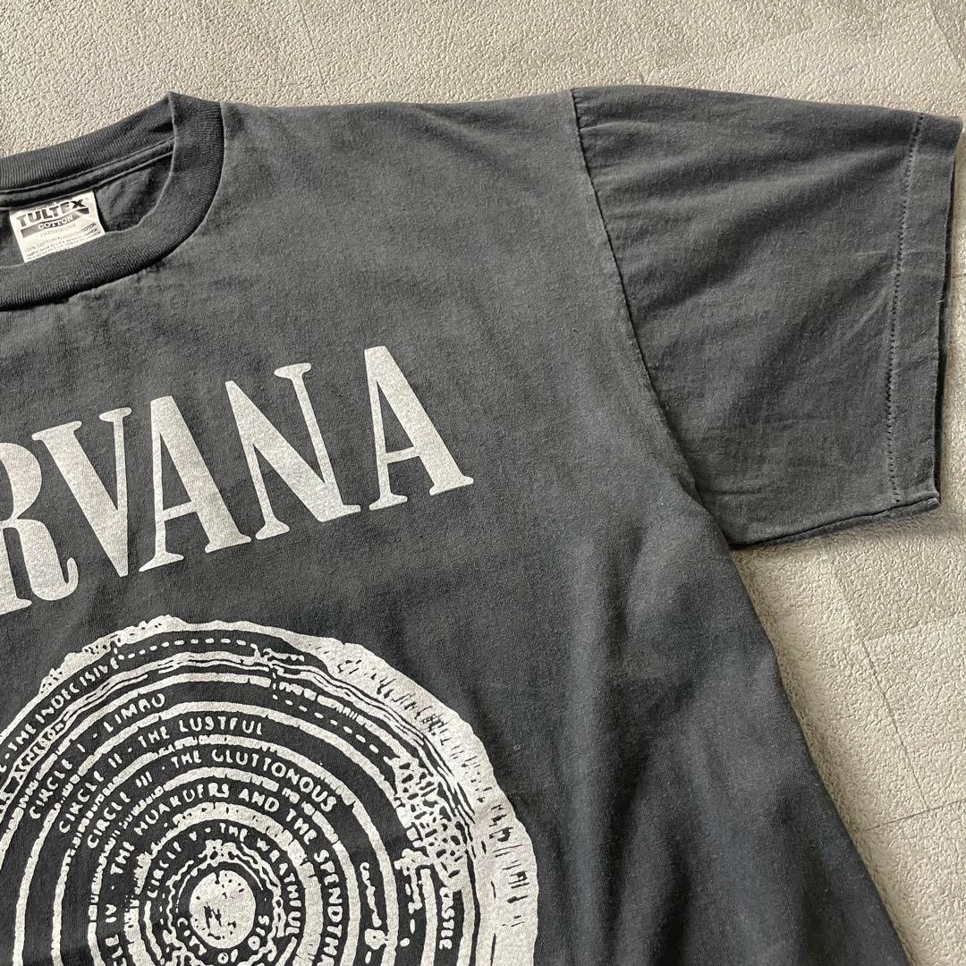 トップス NIRVANA s/s fade band t-shirt black l