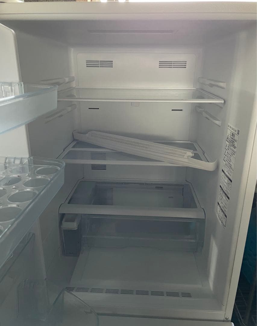 022110 Panasonic ノンフロン冷凍冷蔵庫　NR-C341CL-W