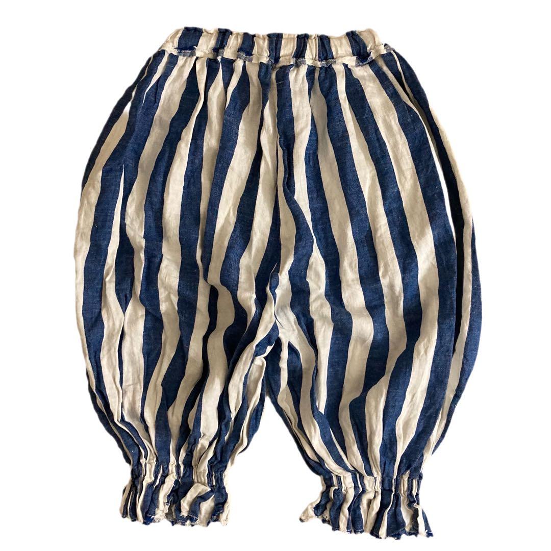 KAPITAL キャピタル リネン ストライプ パンツ