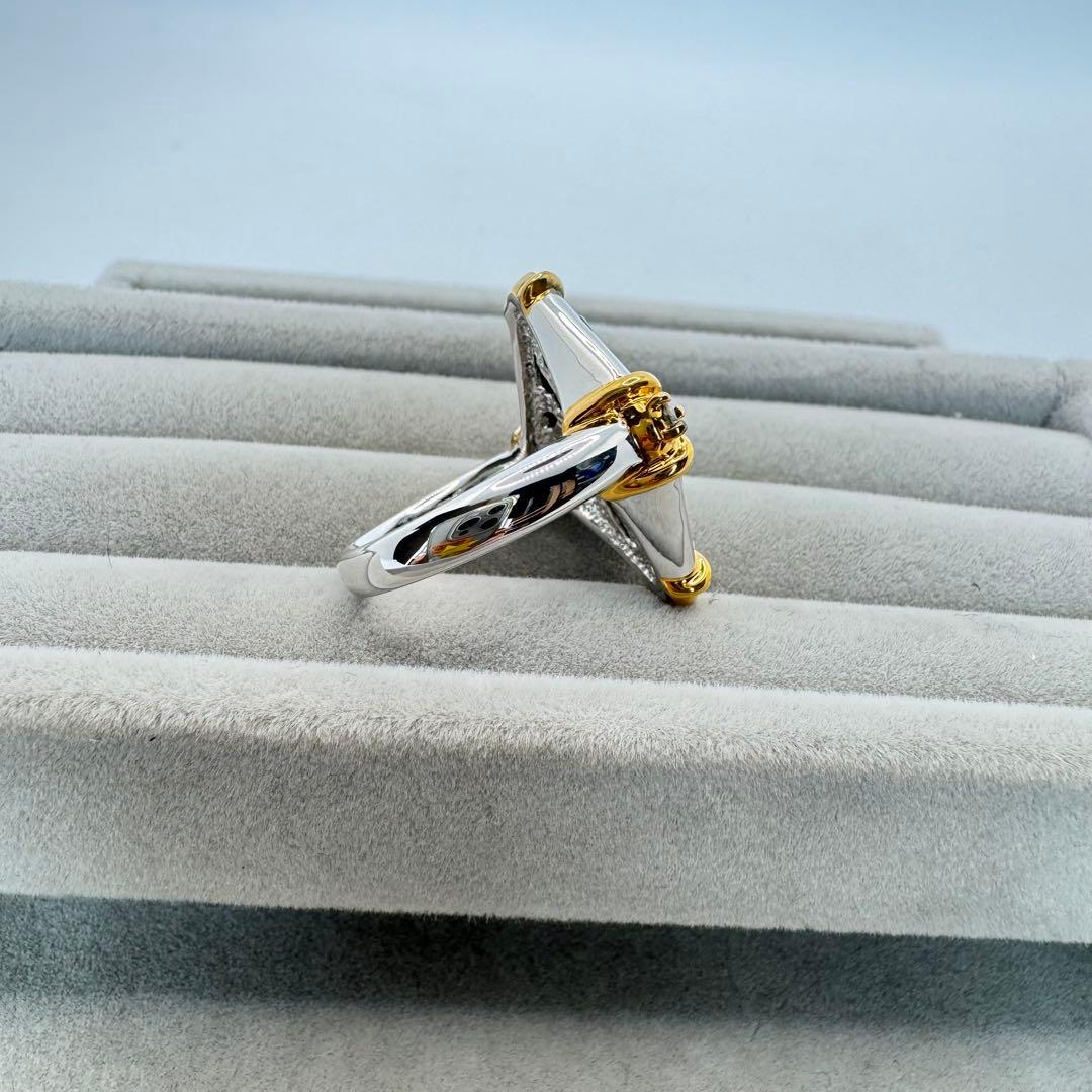 【ケース付き】Mucha ミュシャ カメオ　宝飾リングコレクション　13号　3点