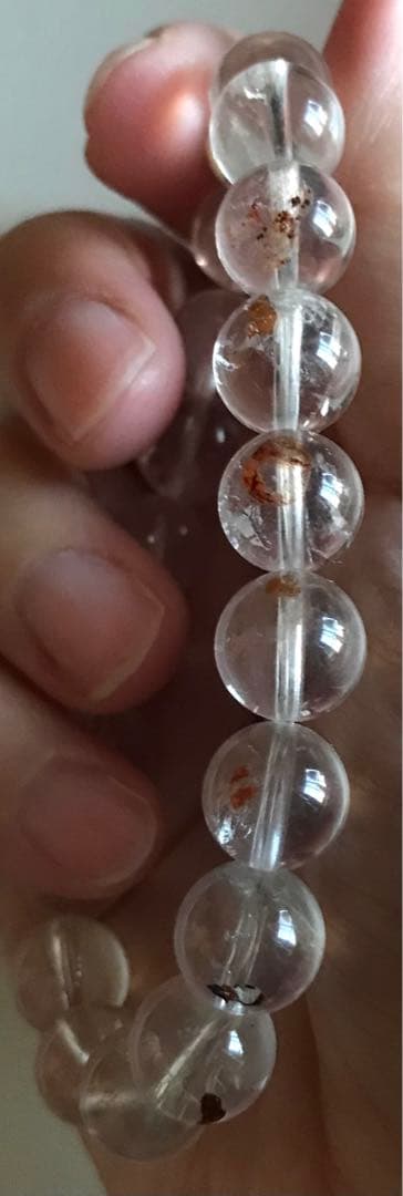 ブラジル　セラデカブラル産　オールド　レムリアンシードクリスタル　ブレスレット