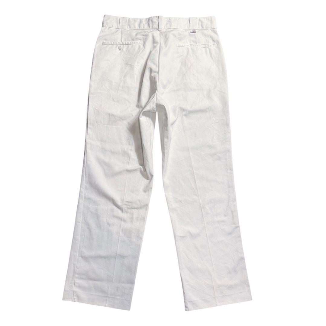80s Dickies 874 チビタグ ワークパンツ W34 L29 白