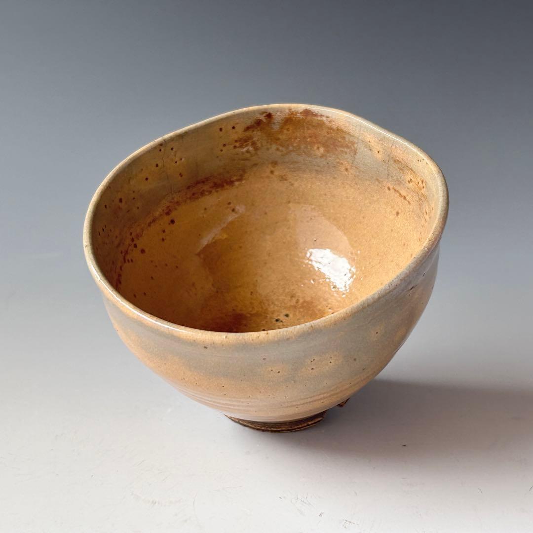 茶道具　対州御本　茶碗　江戸中期　佐々木三味　極書　銘「鳴門」古美術　濃茶　茶