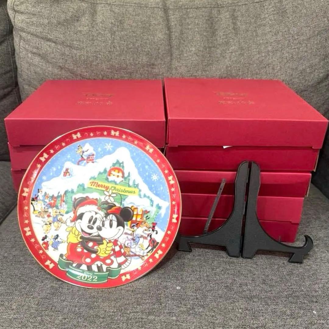 【最終価格】ミッキー＆フレンズ ＜クリスマス＞ イヤープレート 2022年製