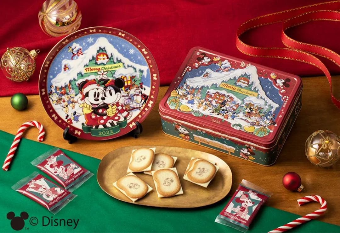 【最終価格】ミッキー＆フレンズ ＜クリスマス＞ イヤープレート 2022年製