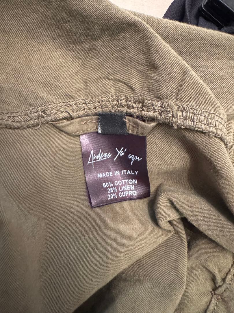 Andrea Ya'aqovサルエルパンツ オリーブ