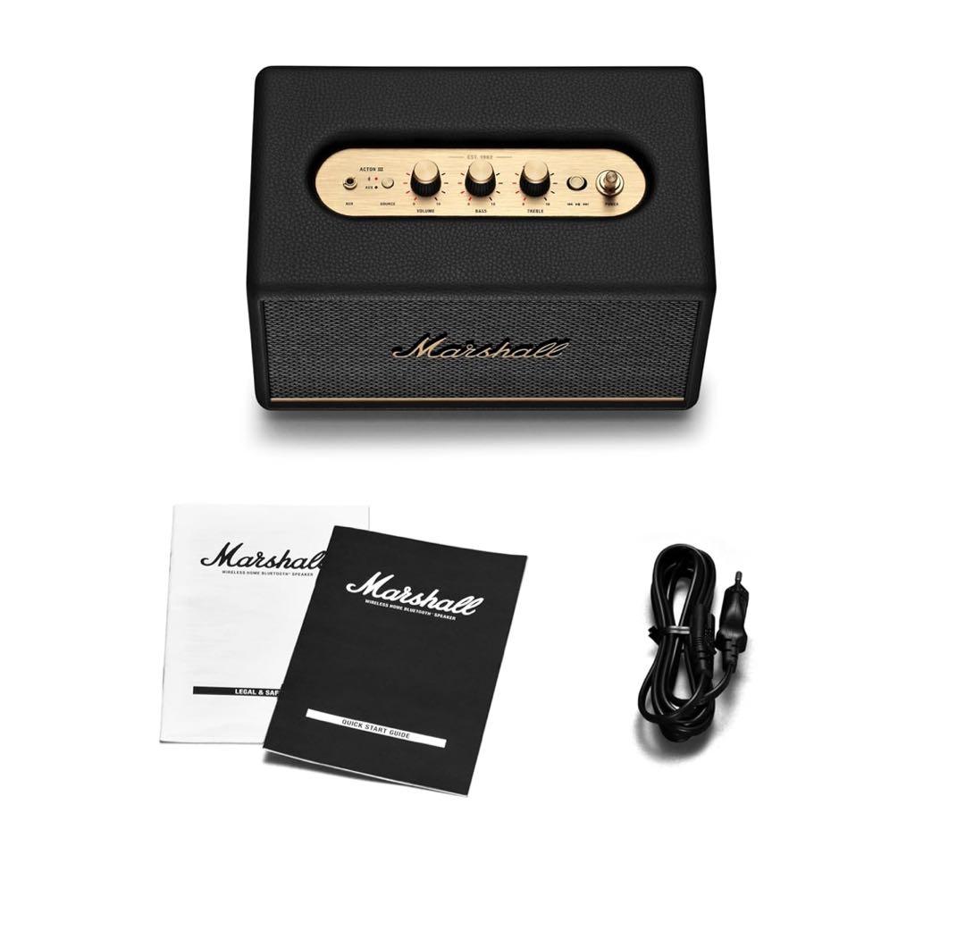 [最終価格]Marshall ACTON3 ブラック　新品未使用品