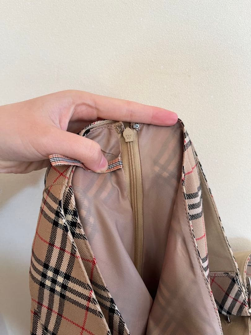 BURBERRY BLUE LABELチェック柄スカート