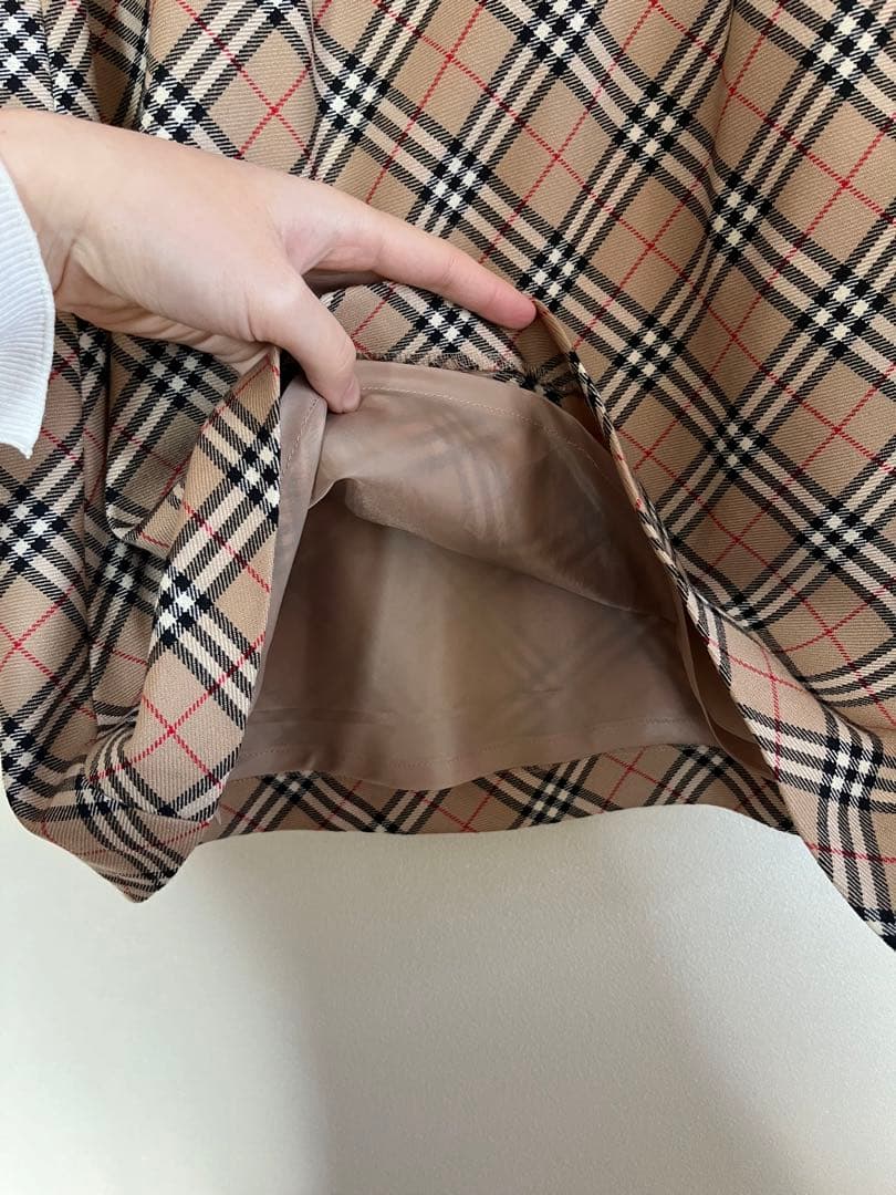 BURBERRY BLUE LABELチェック柄スカート