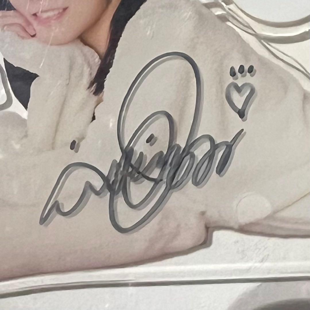 乃木坂46 大越ひなの モバイル SR賞 直筆サイン入り アクリルキーホルダー