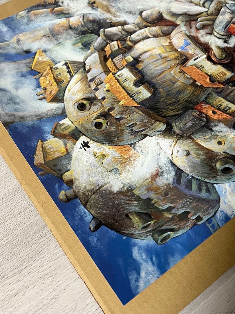 台湾 限定 映画 ハウルの動く城 ポスター A2 非売品 特典