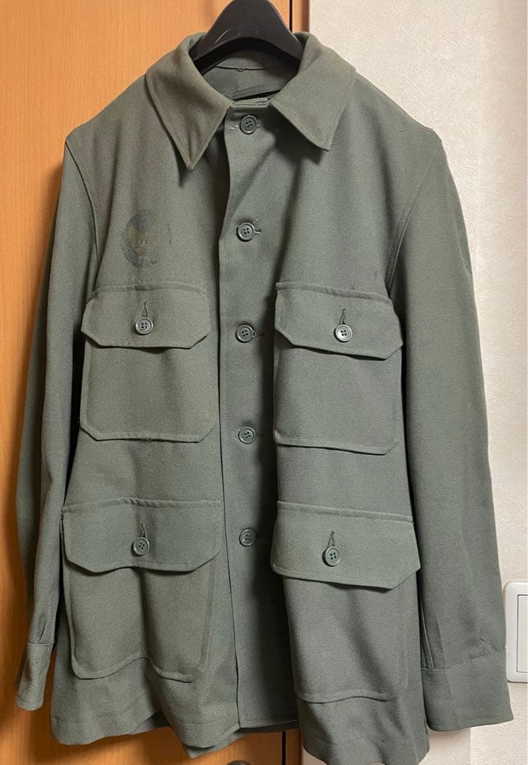 米空軍ビンテージミリタリー ウールシャツA-1B サバゲー　米軍