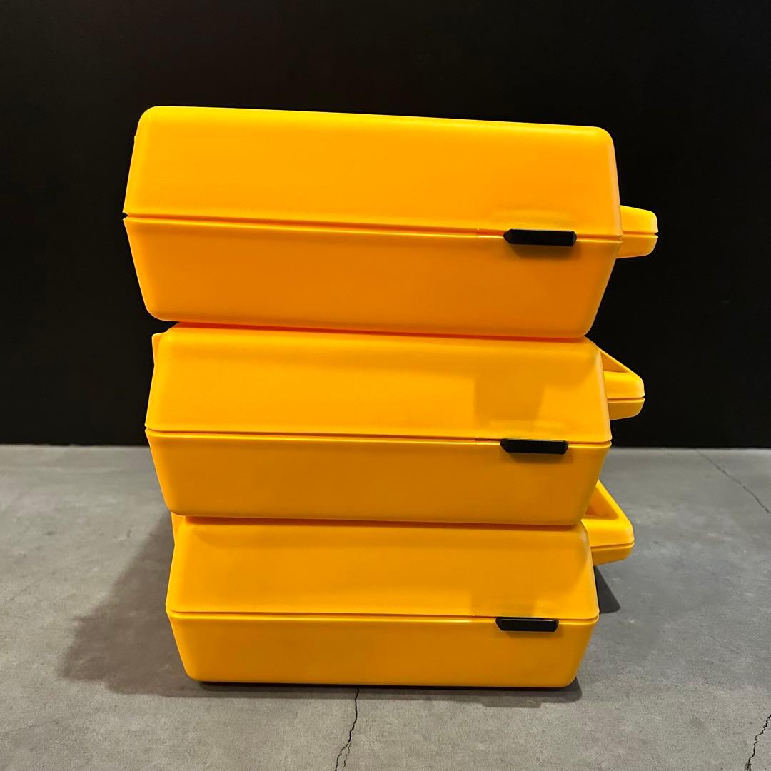 プラスチック製　収納ケース　3個セット② カナダ製 アタッシュケース　80年代