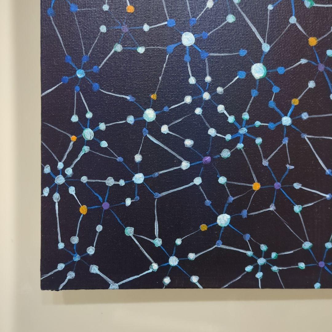 抽象画　絵画　作品名　ネットワーク