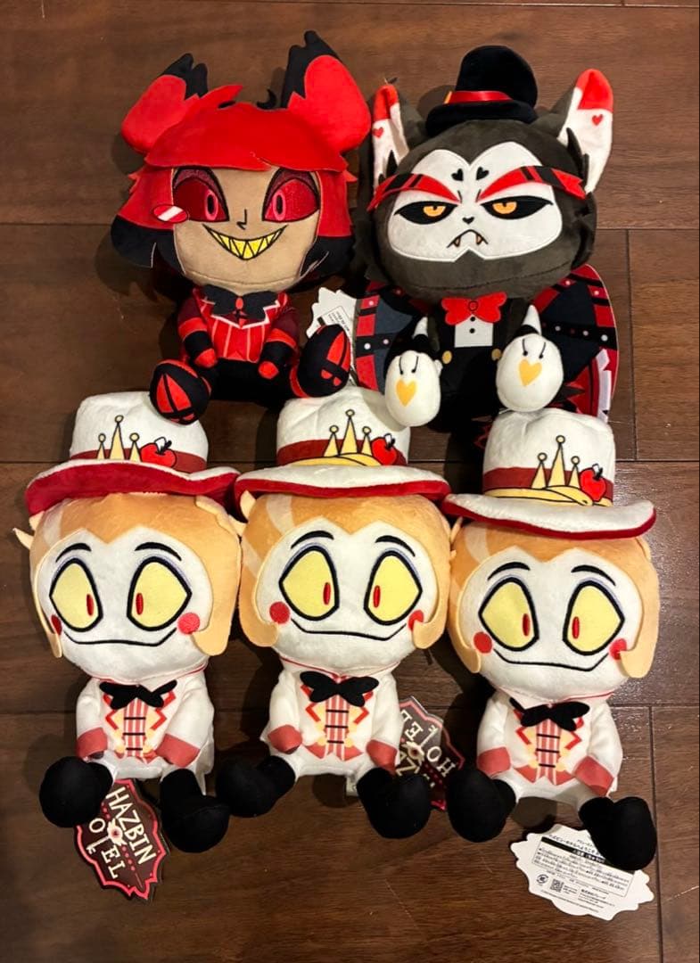ハズビンホテルへようこそ　ラウ１ ぬいぐるみ ルシファー　アラスター　ハスク