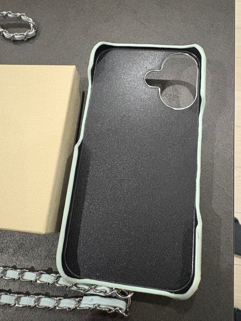 Dairich リボン付きiPhoneケースライトブルーiPhone16