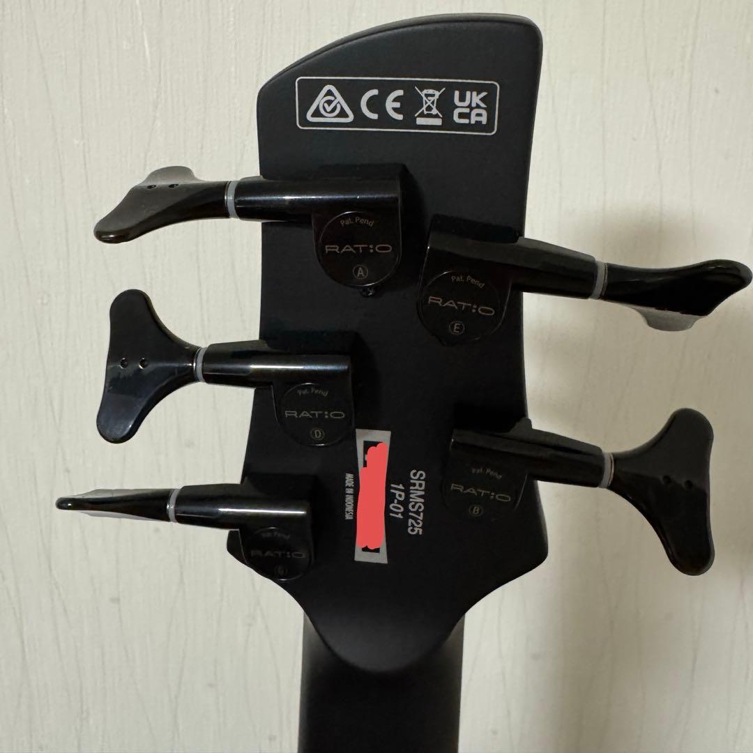 ベース Ibanez SRMS725-BCM